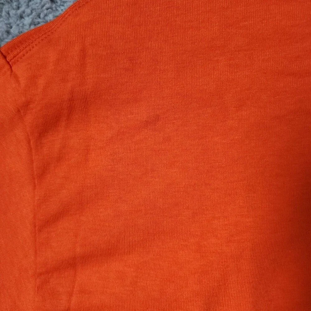 VTG 2006 Petersons‎ Miami FL Harley-Davidson Orange Pocket T Shirt Size M USA